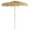 vidaXL Bambus-Sonnenschirm mit Bananenblatt-Dach 210 cm
