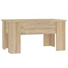 vidaXL Couchtisch Sonoma-Eiche 79x49x41 cm Holzwerkstoff