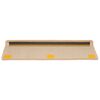 vidaXL Stufenmatten 15 Stk. 65x21x4 cm Creme Rechteckiger Rand