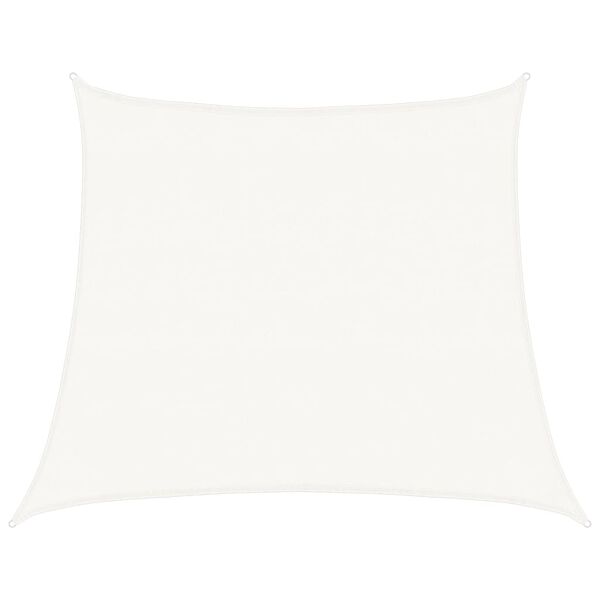 vidaXL Sonnensegel 160 g/m&sup2; Wei&szlig; 4/5x4 m HDPE