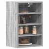 vidaXL Hängeschrank Riga Grau Sonoma 40x29,5x60 cm Holzwerkstoff