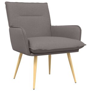 vidaXL Sessel Taupe Stoff