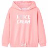 Kinder-Kapuzenpullover Hellrosa 140