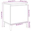 vidaXL Nachttisch Artisan-Eiche 40 x 30 x 50 cm Holzwerkstoff
