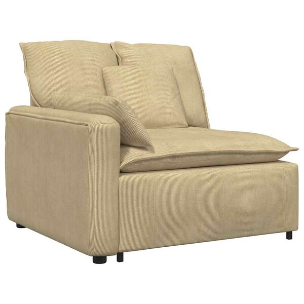 vidaXL Modulares Sofa mit Kissen Graugr&uuml;n