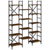 vidaXL B&uuml;cherregal R&auml;uchereiche 127,5x28,5x172,5 cm Holzwerkstoff
