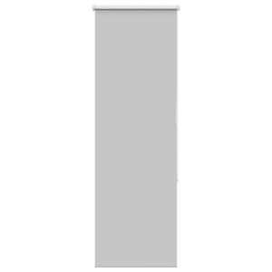 vidaXL Verdunkelungsrollo Hellgrau 50x130 cm Stoffbreite 45,7 cm
