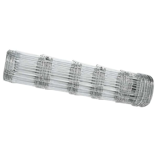 vidaXL Wildzaun Silber 25 x 0,8 m Verzinkter Stahl