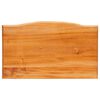 vidaXL Konsolentisch Natur 50,5 x 30 x 75,5 cm Massives Mahagoni Holz