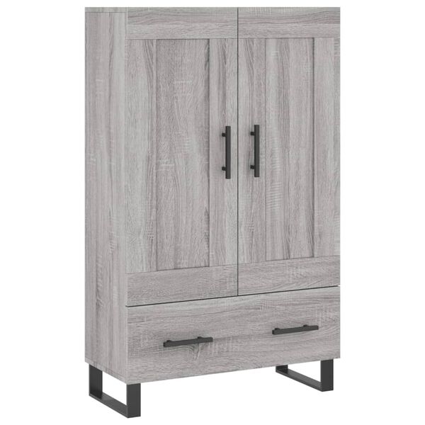 vidaXL Highboard Grau Sonoma 69,5x31x115 cm Holzwerkstoff