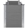 vidaXL Garten-Hochbeet 250 x 50 x 54 cm WPC Grau
