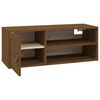 vidaXL Wandschrank Honigbraun 80x30x30 cm Massivholz Kiefer