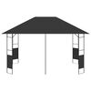 vidaXL Gartenpavillon 4x3 m Anthrazit 160 g/m&sup2;