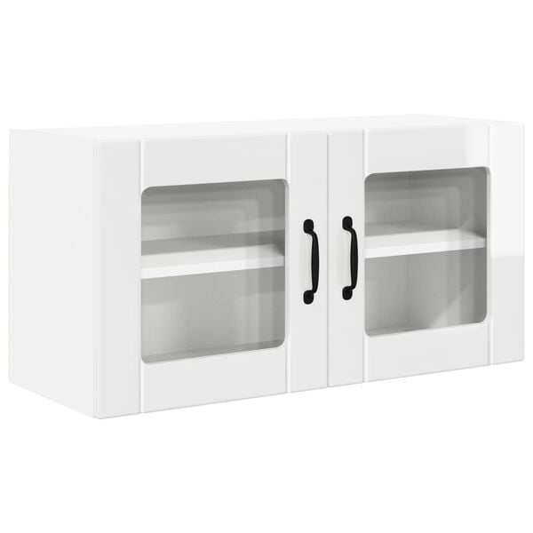 vidaXL K&uuml;chenschrank Hochglanz Wei&szlig; 80 x 31 x 40 cm Holzwerkstoff