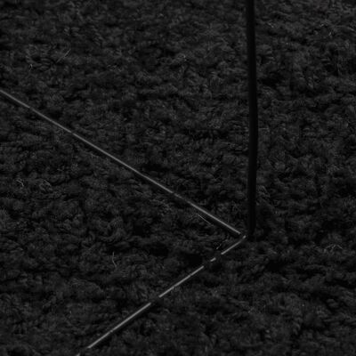 vidaXL Shaggy-Teppich PAMPLONA Hochflor Modern Schwarz 240x340 cm