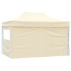 vidaXL Party-Zelt Creme 291 x 431 x 315 cm Oxford-Stoff