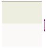 vidaXL Verdunkelungsrollo Cremewei&szlig; 135x175cm Stoffbreite 131,6cm