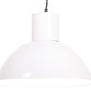 vidaXL H&auml;ngelampe 25 W Wei&szlig; Rund 48 cm E27