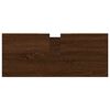 vidaXL Badschrank Braun Eichen-Optik 80x33x60 cm Holzwerkstoff