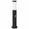 vidaXL Pollerleuchte mit Sensor 50 cm Edelstahl IP44