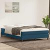 vidaXL Boxspringbett ohne Matratze Dunkelblau 160x220 cm Samt