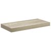 vidaXL Schwebende Wandregale 4 Stk. Eichefarben 50x23x3,8cm MDF