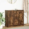 vidaXL Sideboard Räuchereiche 85x34x76 cm Holzwerkstoff
