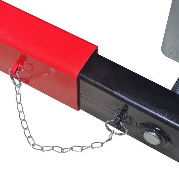 vidaXL Querträger für Wagenheber 2 Tonnen Rot
