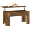 vidaXL Couchtisch R&auml;uchereiche 101x49x52 cm Holzwerkstoff