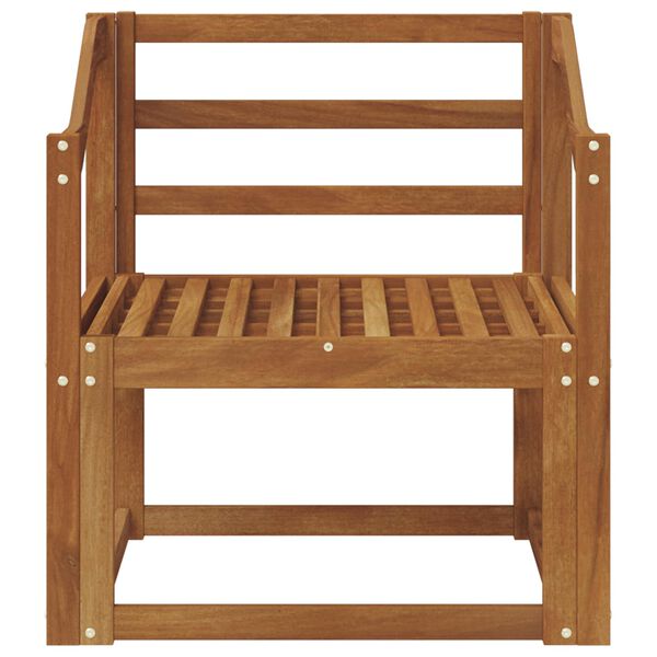 vidaXL Outdoor-Sofa Massivholz Akazie Natur