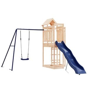 vidaXL Spielturm Massivholz Kiefer