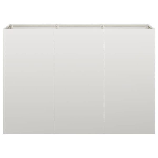vidaXL Pflanzk&uuml;bel 120x40x80 cm Edelstahl