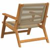vidaXL gartenm&ouml;bel 2 pcs Beige 67 x 76 x 73 cm Massivholz Akazie