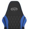 vidaXL Gaming-Stuhl Schwarz und Blau Kunstleder