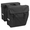 7-series Doppelte Fahrradtasche 24 L Schwarz