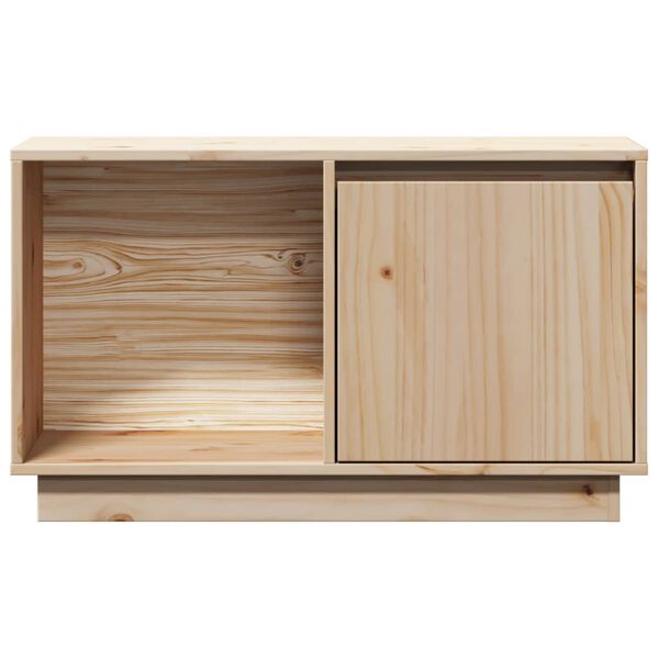 vidaXL TV-Schrank 74x35x44 cm Massivholz Kiefer