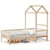 vidaXL Tagesbett mit Dach 80x200 cm Massivholz Kiefer