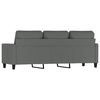 vidaXL 3-Sitzer-Sofa Dunkelgrau 180 cm Stoff