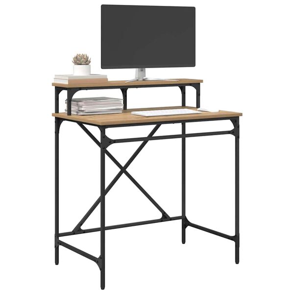 vidaXL Schreibtisch Artisan-Eiche 80 x 50 x 90 cm Holzwerkstoff