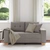 vidaXL Loveseat-Sofa Taupe 120 cm Stoff