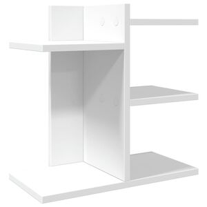 vidaXL Schreibtisch-Organizer Wei&szlig; 42x21,5x42 cm Holzwerkstoff