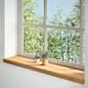 vidaXL Fensterb&auml;nke 2 Stk. Hellbraun 110x25x2 cm Massivholz Eiche