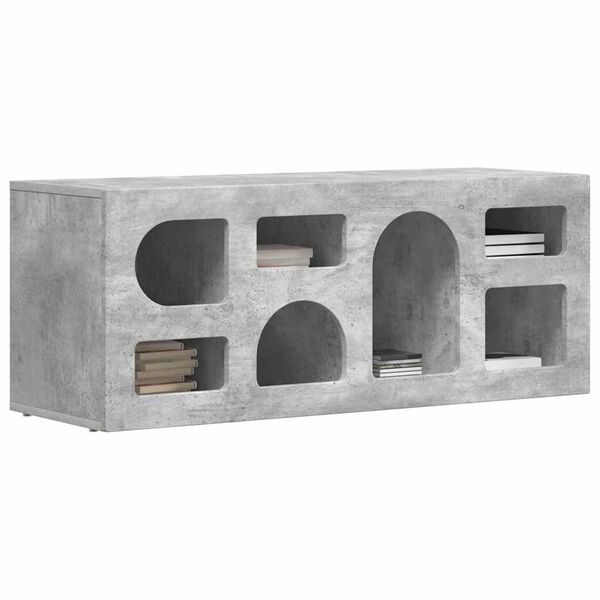 vidaXL TV-Schr&auml;nk Beton Grau 100 x 35 x 40 cm Holzwerkstoff