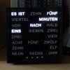 United Entertainment LED-Wortuhr Deutsch 16,5x17 cm