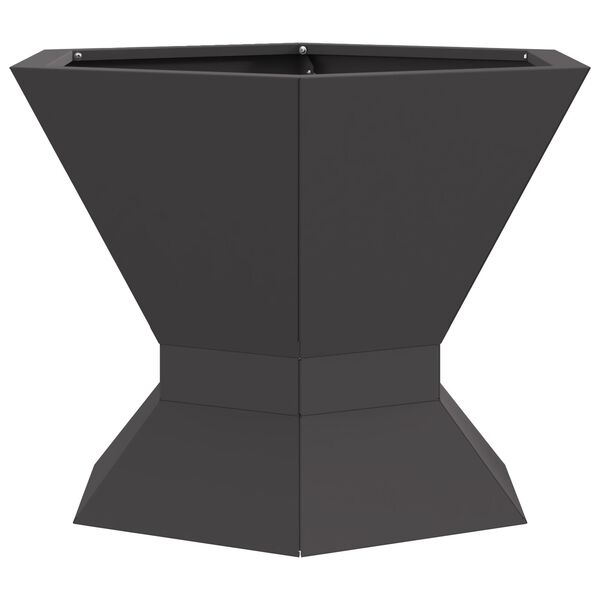 vidaXL Feuerstelle Schwarz 50 x 50 x 40 cm Stahl