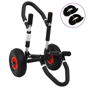 vidaXL SUP Trolley f&uuml;r Surfbrett Klappbar 45 kg Aluminium