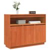 vidaXL Sideboard Wachsbraun 104,5 x 34 x 80 cm Massives Kiefernholz
