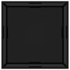 vidaXL Couchtisch Schwarz 80x80x35 cm Hartglas