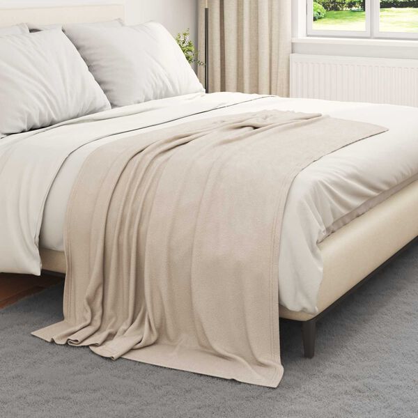 vidaXL Wohndecken 24 pcs Beige 170 x 130 cm Fleece