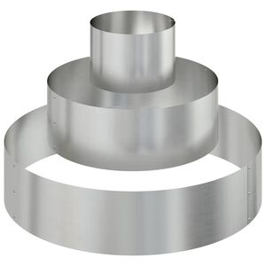 vidaXL Garten-Pflanzgef&auml;&szlig; Silber 90 x 90 x 20 cm Verzinkter Stahl